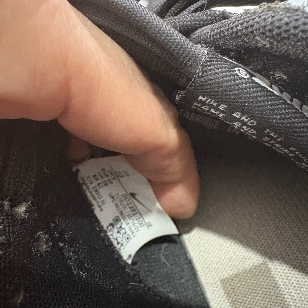 Nike Dunk Low Black and White Sneakers - Picture 6 of 6
